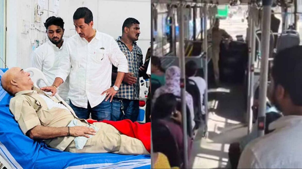 Case of Assault: कर्नाटक में बस कंडक्टर से मारपीट का मामला गरमाया, पुणे में विरोध प्रदर्शन Case of Assault: कर्नाटक में बस कंडक्टर से मारपीट का मामला गरमाया, पुणे में विरोध प्रदर्शन